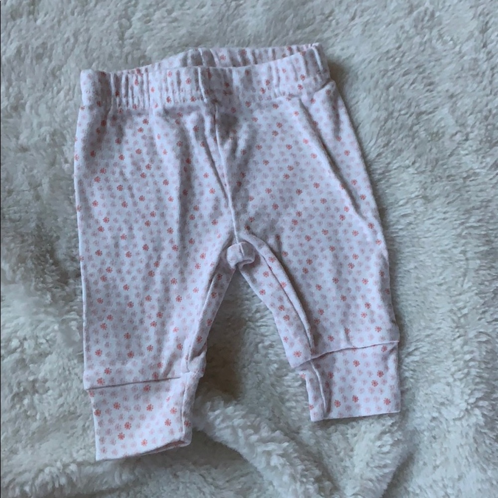 White & Pink leggings